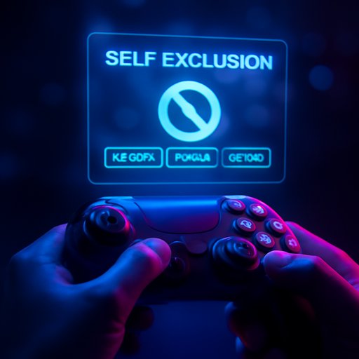betting sites app self exclusion screen on mobile
